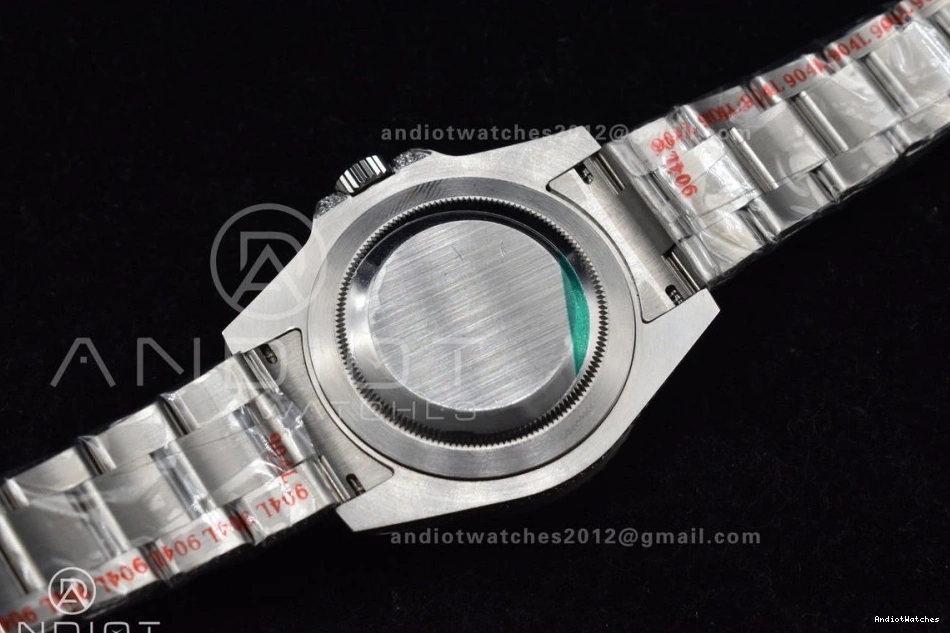 Full Bracelet Diamond 849 Diamonds On 40mm AMGF Sleek Best VR On Dial Edition SS GMT 1007